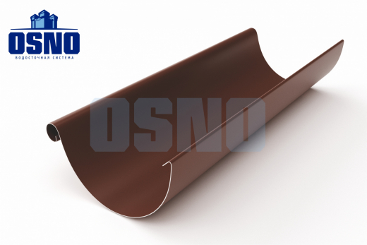 Желоб полукруглый 3м купить в Новосибирске - АПК Металл Профи