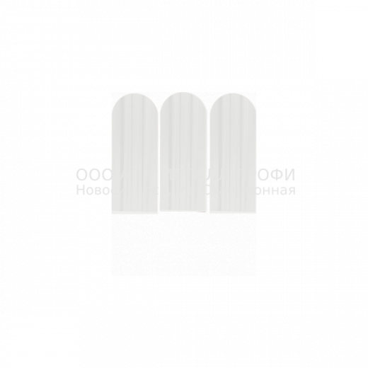 Металлический штакетник Премиум   -  9003 Белый полиэстер купить в Новосибирске - АПК Металл Профи