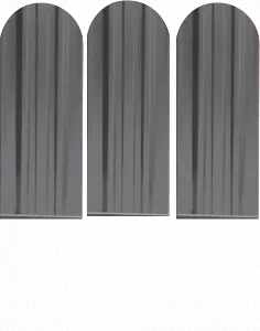 Металлический штакетник Экстра - 7024  Графит матовый/бархат купить в Новосибирске - АПК Металл Профи