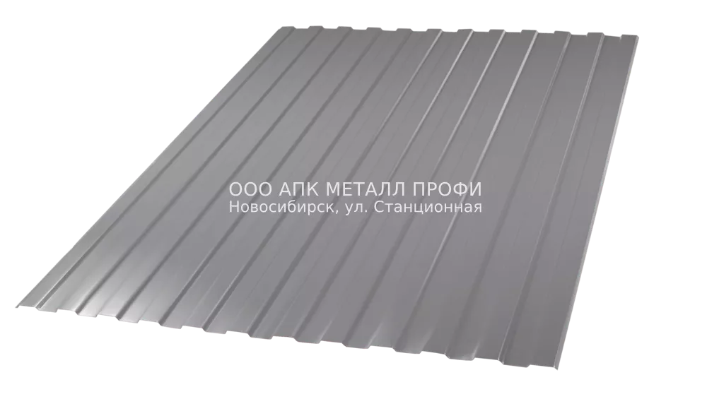 Профнастил Ссм10-1100 оцинкованный толщина 0,65мм купить в Новосибирске - АПК Металл Профи