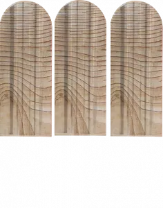 Металлический штакетник Экстра  -  орех 3D Printech купить в Новосибирске - АПК Металл Профи